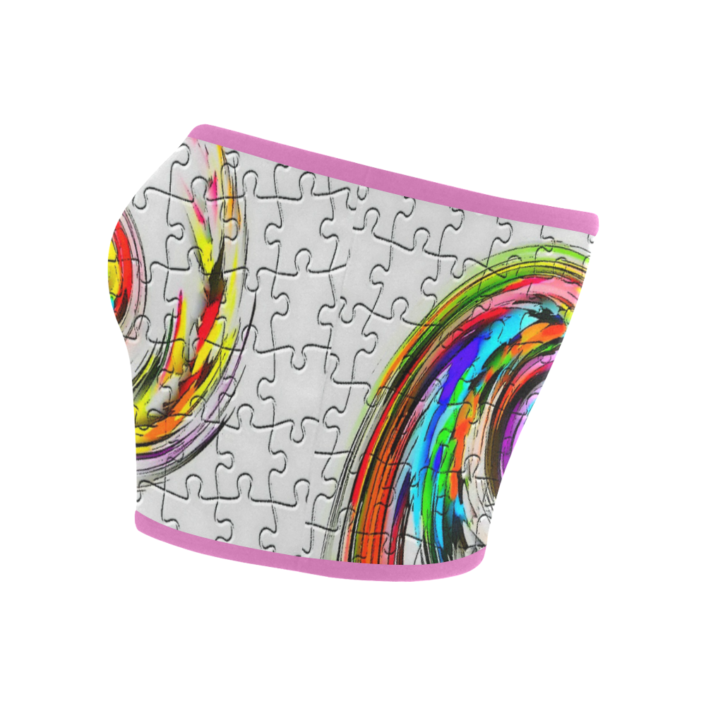 Puzzles Twister by Artdream Bandeau Top
