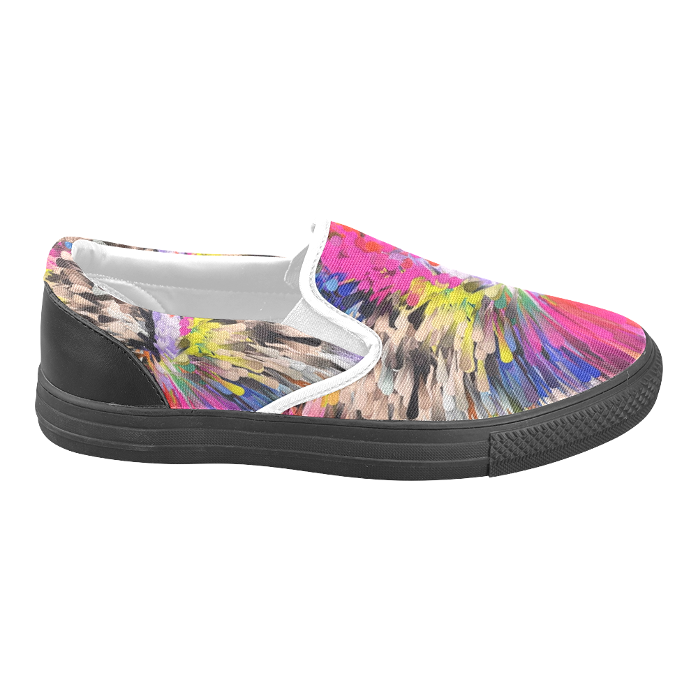 Art of Colors by ArtDream Men's Unusual Slip-on Canvas Shoes (Model 019)