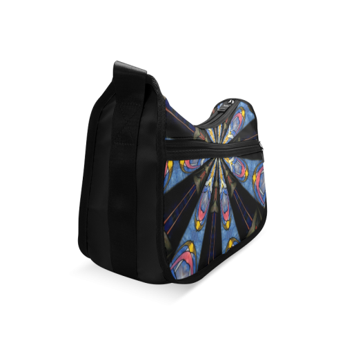 Stained Glass Kaleidoscope Mandala Abstract 3 Crossbody Bags (Model 1616)