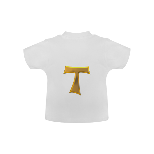 Catholic Christian Symbols Franciscan Tau Cross Baby Classic T-Shirt (Model T30)