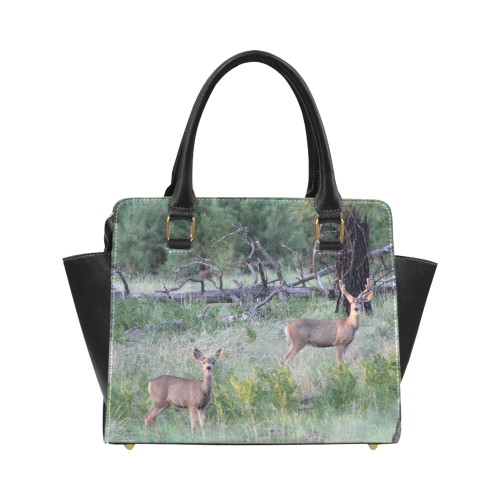 Deer Hand Bag by Martina Webster Classic Shoulder Handbag (Model 1653)