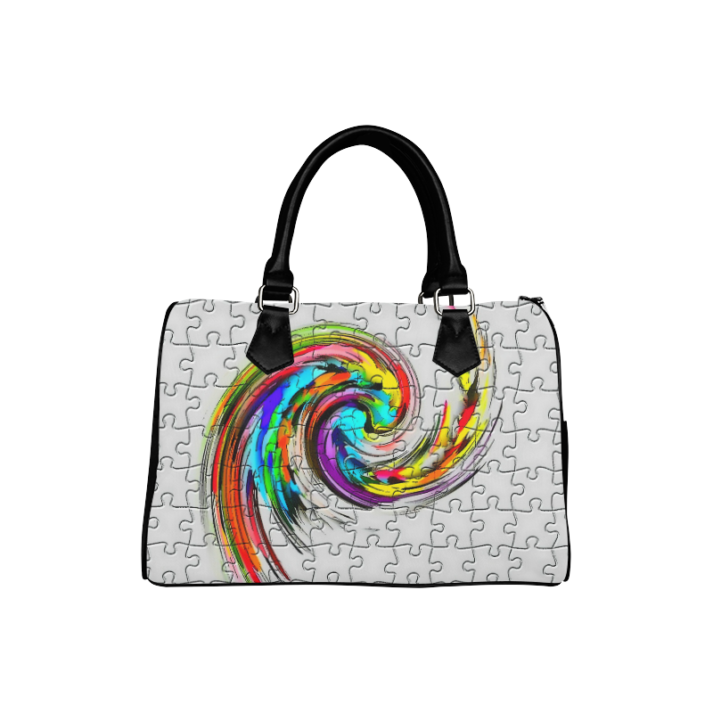 Puzzles Twister by Artdream Boston Handbag (Model 1621)