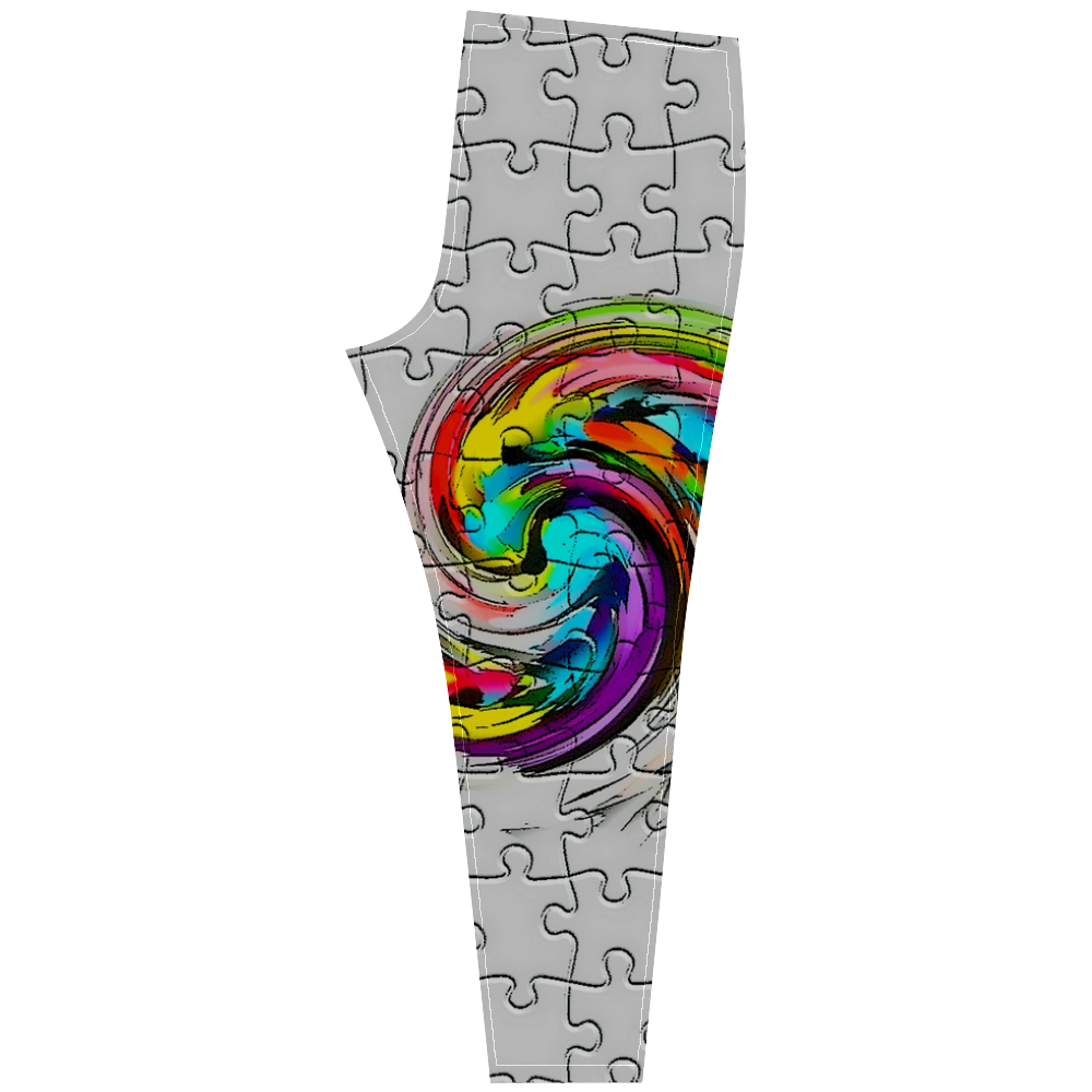 Puzzles Twister by Artdream Cassandra Women's Leggings (Model L01)