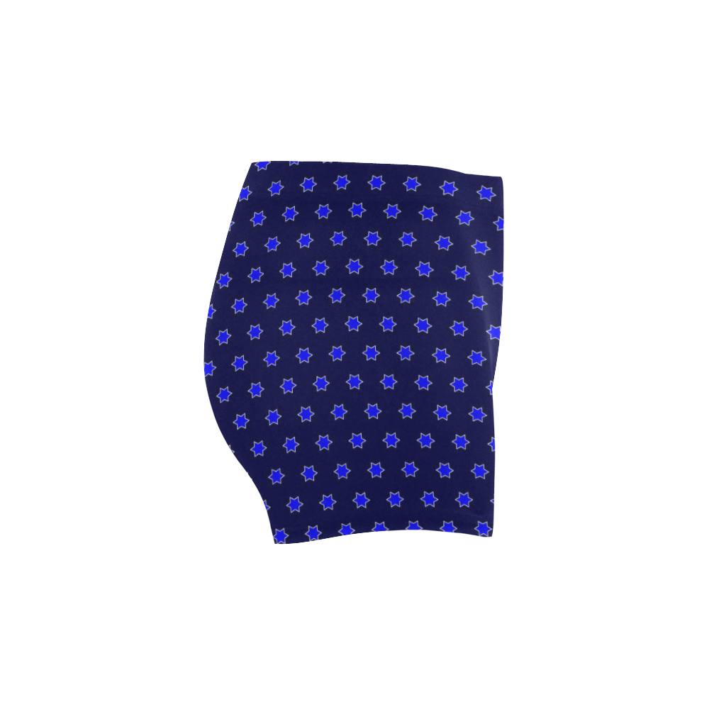 many stars blue Briseis Skinny Shorts (Model L04)