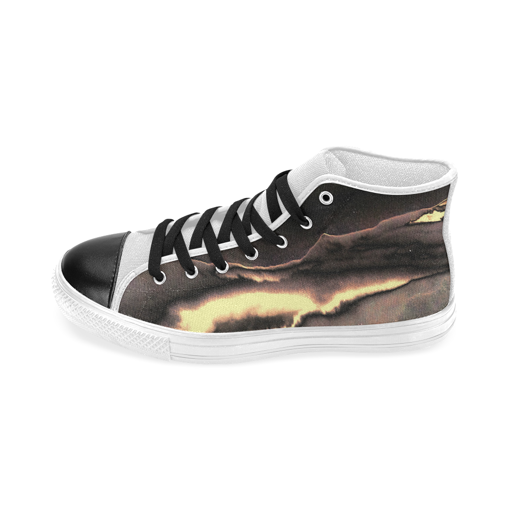 Blazing Portal - Jera Nour Women's Classic High Top Canvas Shoes (Model 017)