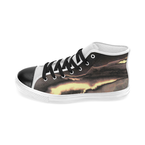 Blazing Portal - Jera Nour Women's Classic High Top Canvas Shoes (Model 017)