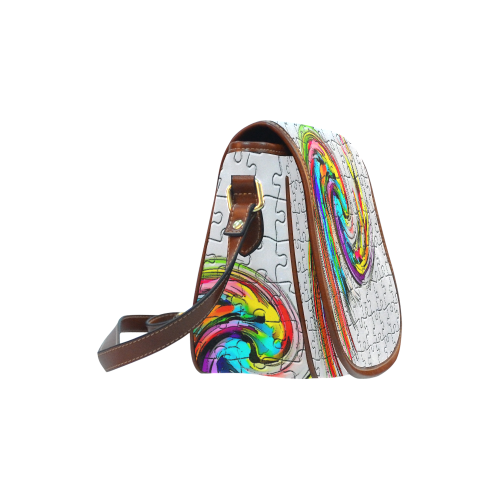 Puzzles Twister by Artdream Saddle Bag/Large (Model 1649)