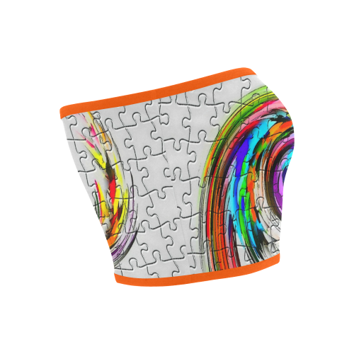 Puzzles Twister by Artdream Bandeau Top