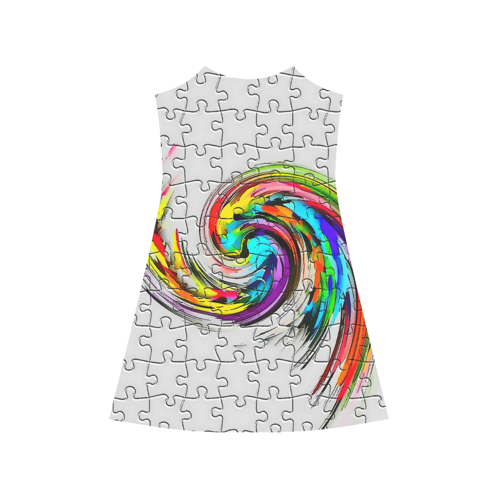 Puzzles Twister by Artdream Alcestis Slip Dress (Model D05)