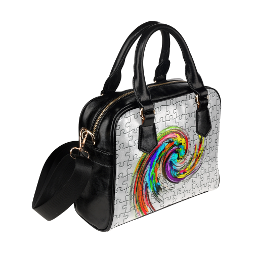 Puzzles Twister by Artdream Shoulder Handbag (Model 1634)