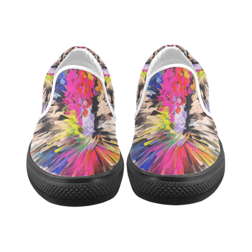 Art of Colors by ArtDream Men's Unusual Slip-on Canvas Shoes (Model 019)