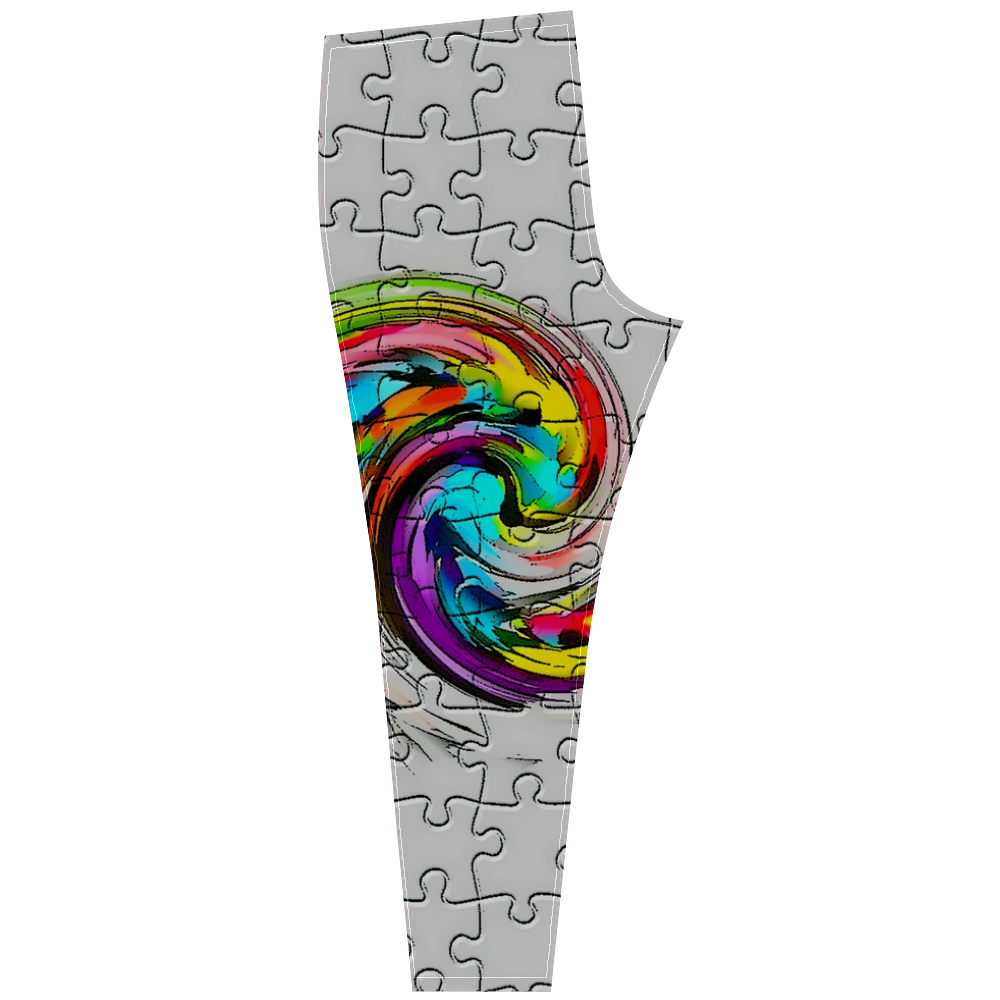 Puzzles Twister by Artdream Cassandra Women's Leggings (Model L01)