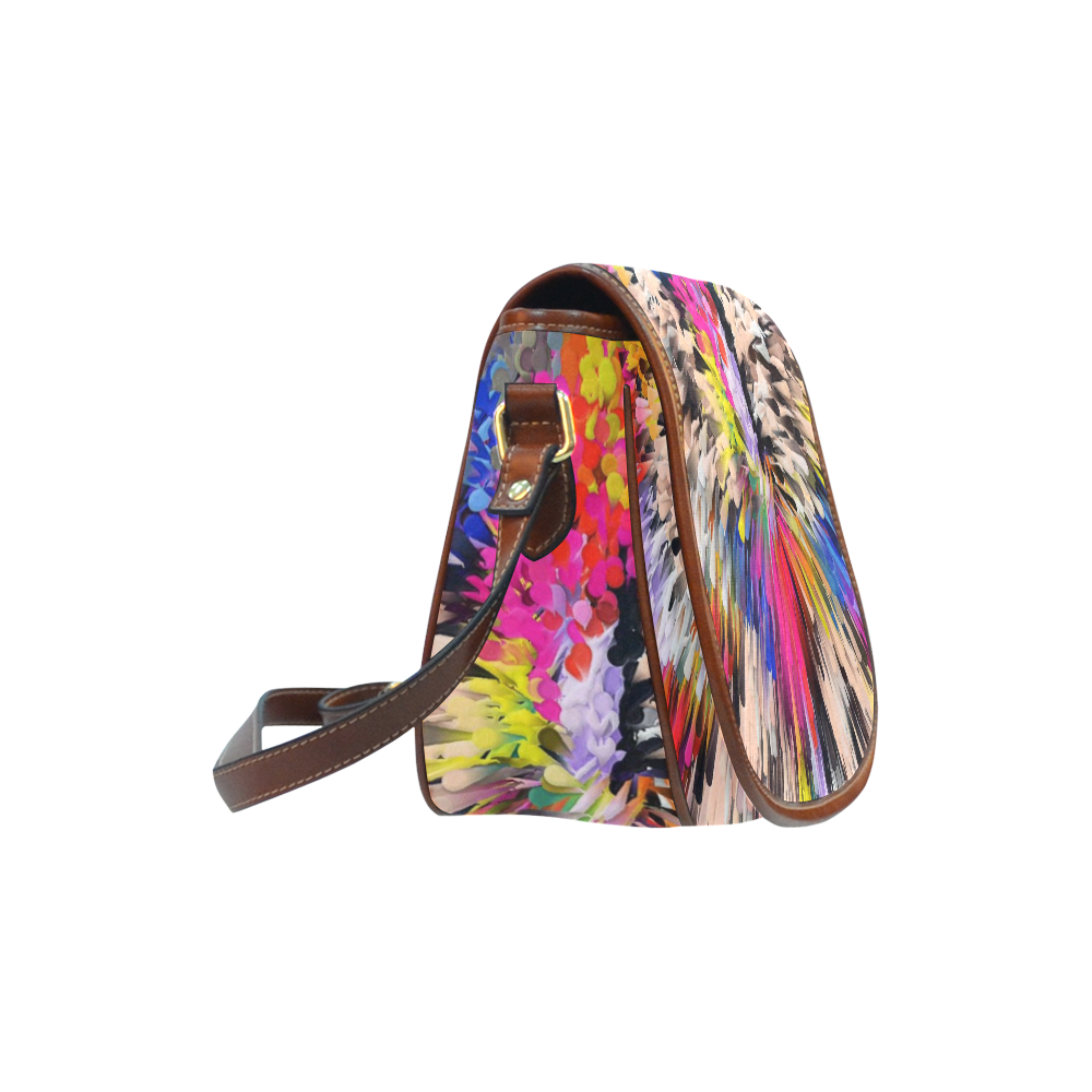 Art of Colors by ArtDream Saddle Bag/Small (Model 1649) Full Customization