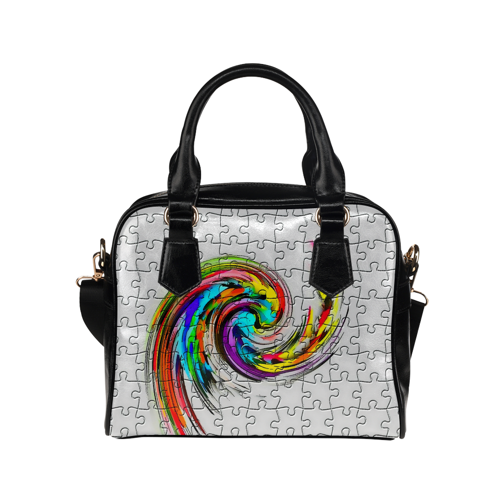 Puzzles Twister by Artdream Shoulder Handbag (Model 1634)