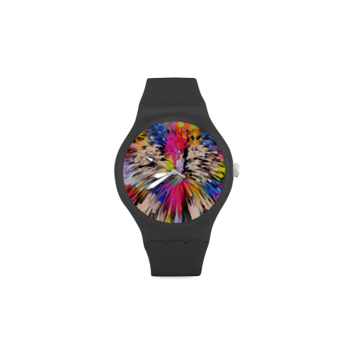 Art of Colors by ArtDream Unisex Round Rubber Sport Watch(Model 314)