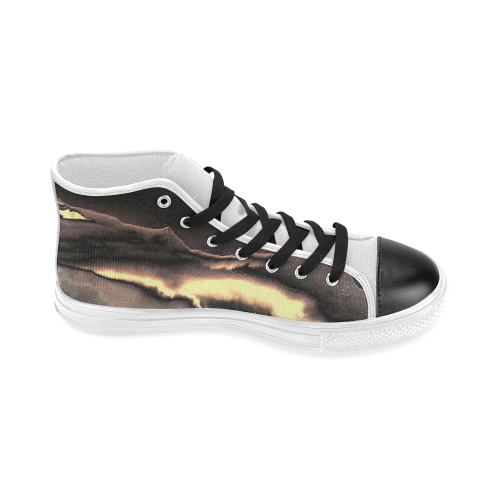 Blazing Portal - Jera Nour Women's Classic High Top Canvas Shoes (Model 017)