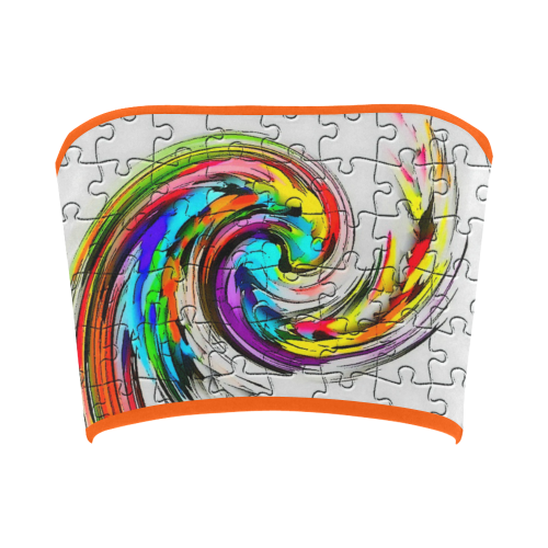 Puzzles Twister by Artdream Bandeau Top