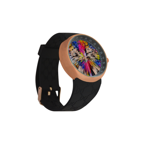 Art of Colors by ArtDream Men's Rose Gold Resin Strap Watch(Model 308)