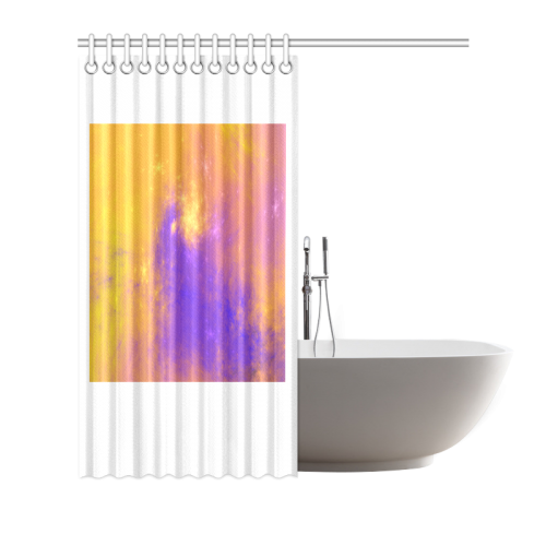 Colorful Universe Shower Curtain 66"x72"
