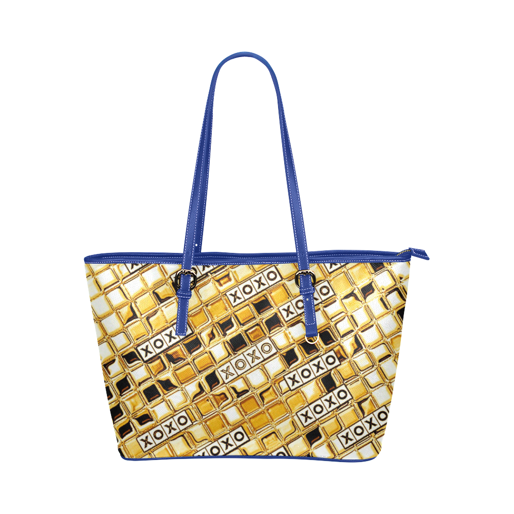 XOXO Gold by Artdream Leather Tote Bag/Small (Model 1651)