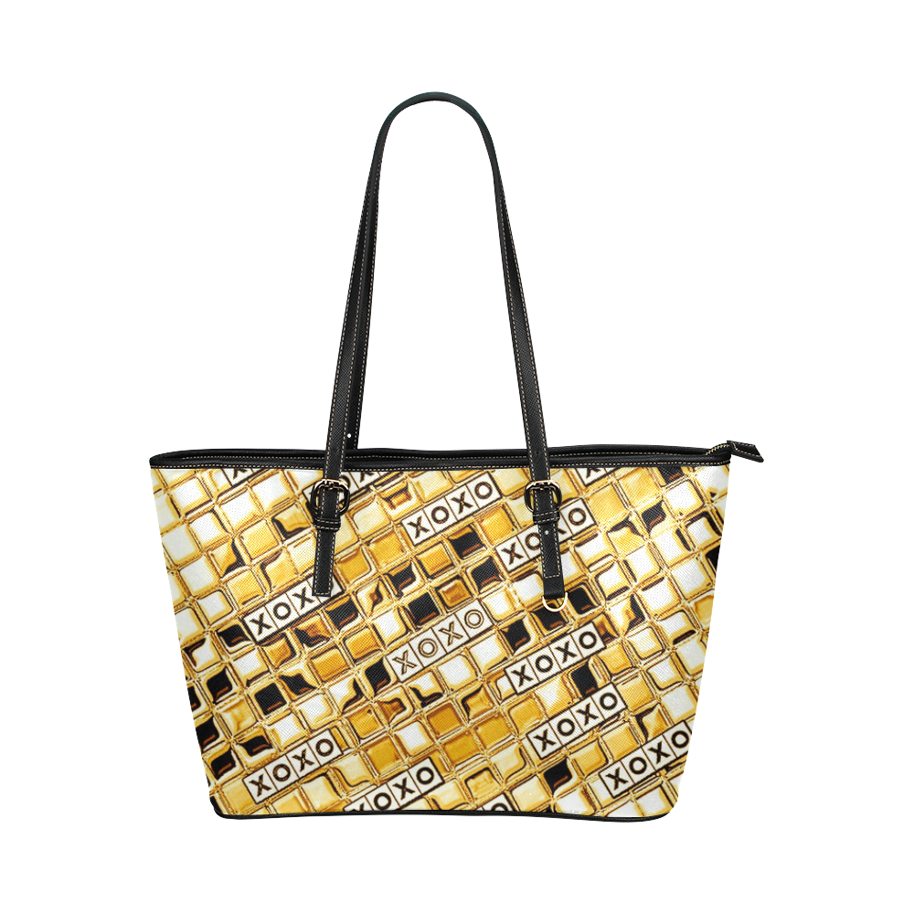 XOXO Gold by Artdream Leather Tote Bag/Large (Model 1651)