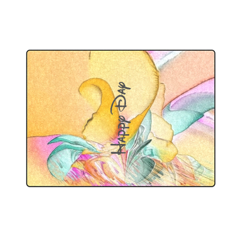 Happy Day by Artdream Blanket 58"x80"