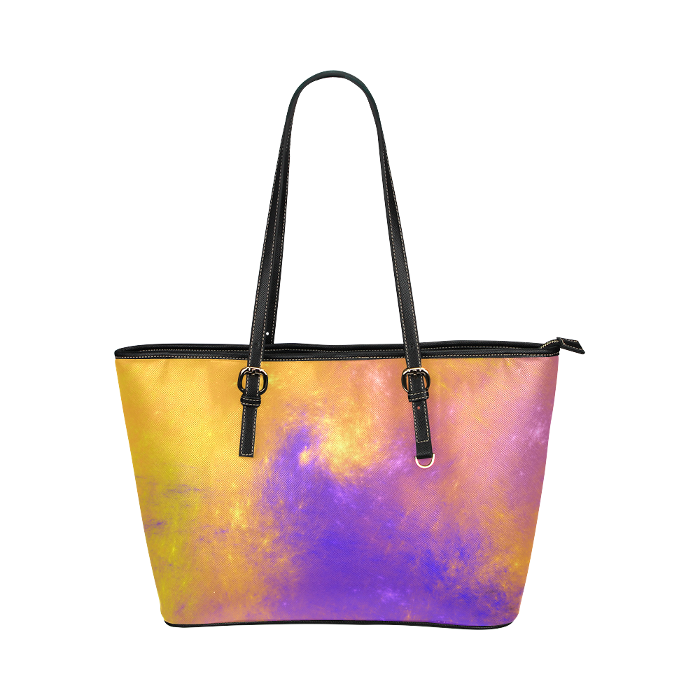 Colorexplosion Leather Tote Bag/Large (Model 1651)