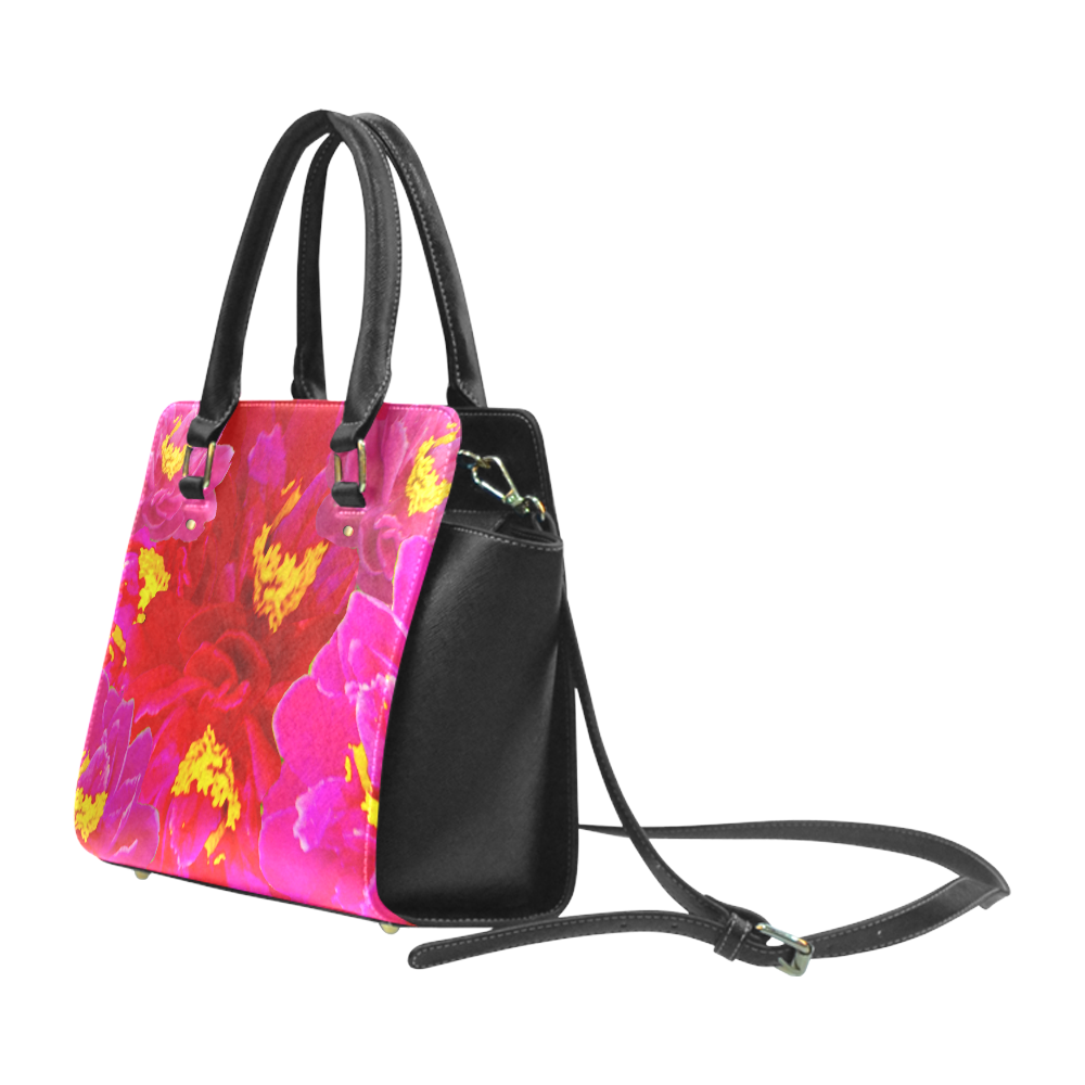 Sweet Vigorosa Flowers Classic Shoulder Handbag (Model 1653)