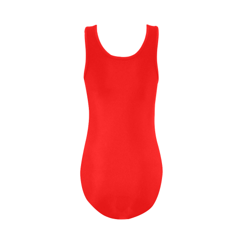 Red-swimmers Vest One Piece Swimsuit (Model S04)