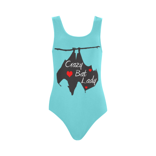 Blue-swimmers Vest One Piece Swimsuit (Model S04)