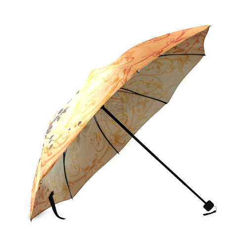 Beautiful fairy with wonderful roses Foldable Umbrella (Model U01)