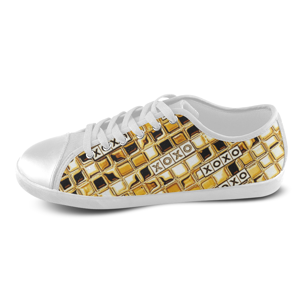 XOXO Gold by Artdream Women's Canvas Shoes (Model 016)