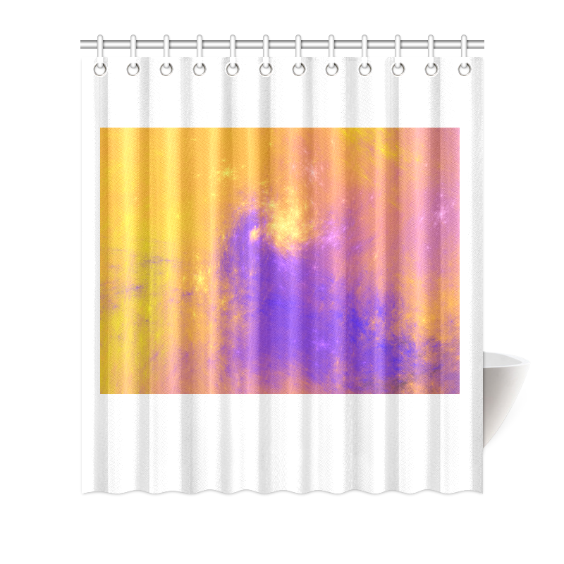 Colorful Universe Shower Curtain 66"x72"