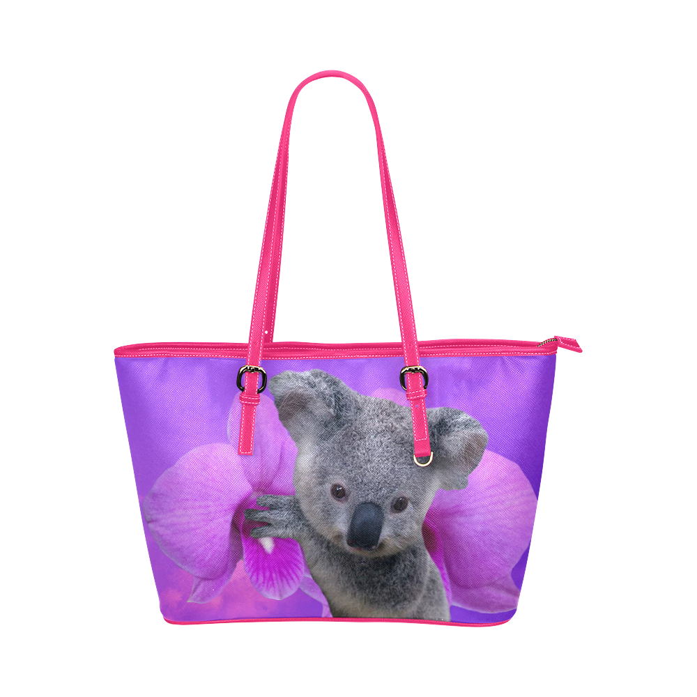 Koala Leather Tote Bag/Large (Model 1651)