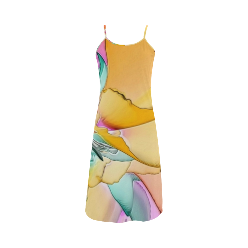 Wild Flowers by Artdream Alcestis Slip Dress (Model D05)