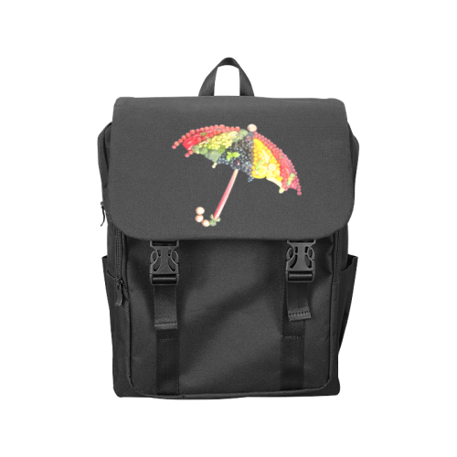 Under my Umbrella VeggieArt Vegan Casual Shoulders Backpack (Model 1623)