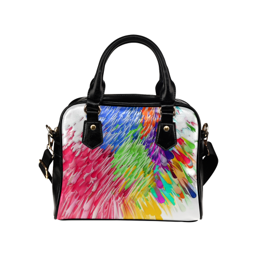 Paint splashes by Artdream Shoulder Handbag (Model 1634)