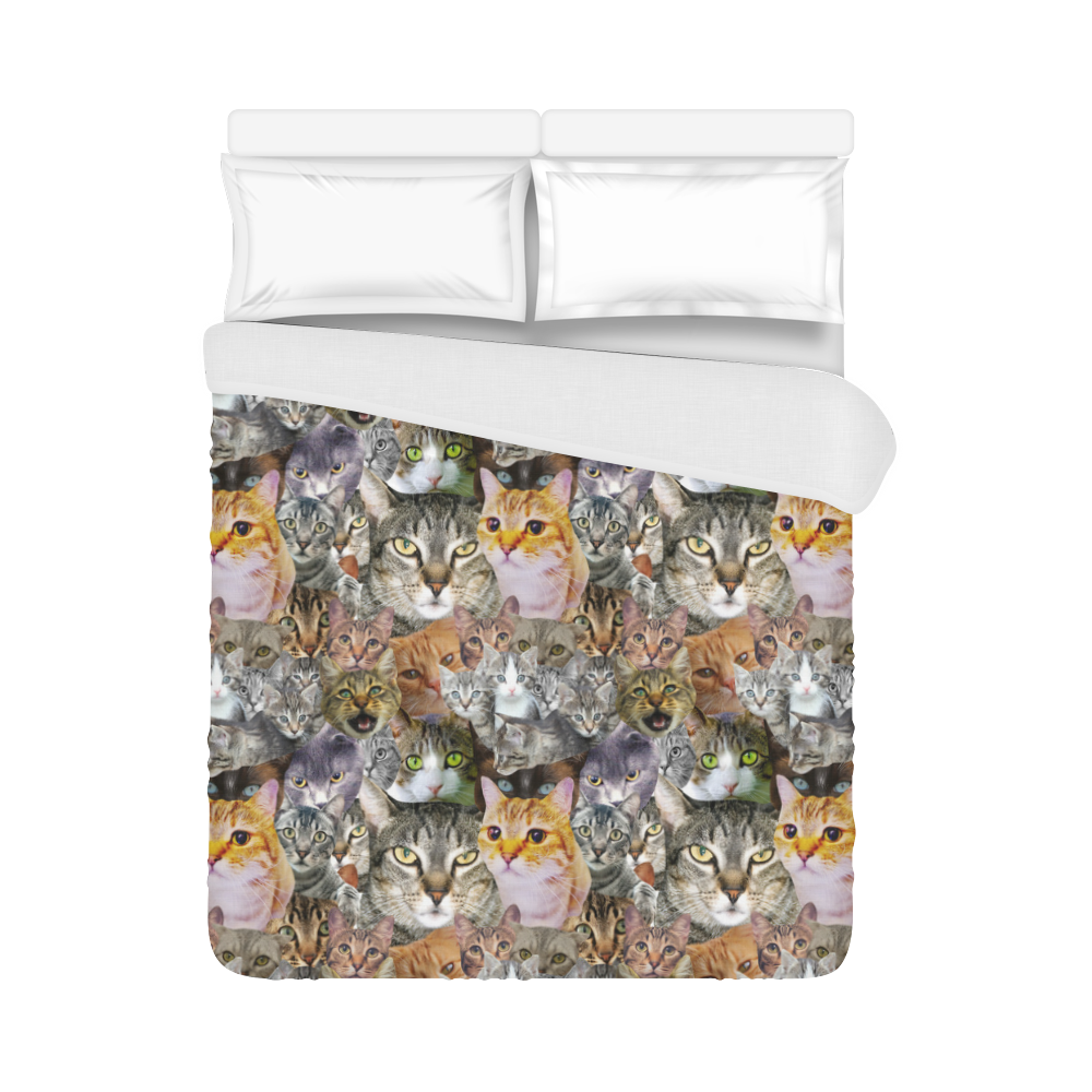 Cats Duvet Cover 86"x70" ( All-over-print)