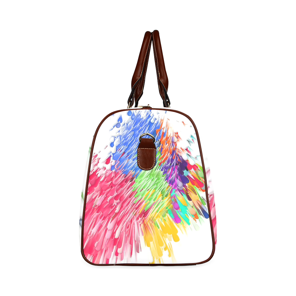 Paint splashes by Artdream Waterproof Travel Bag/Small (Model 1639)