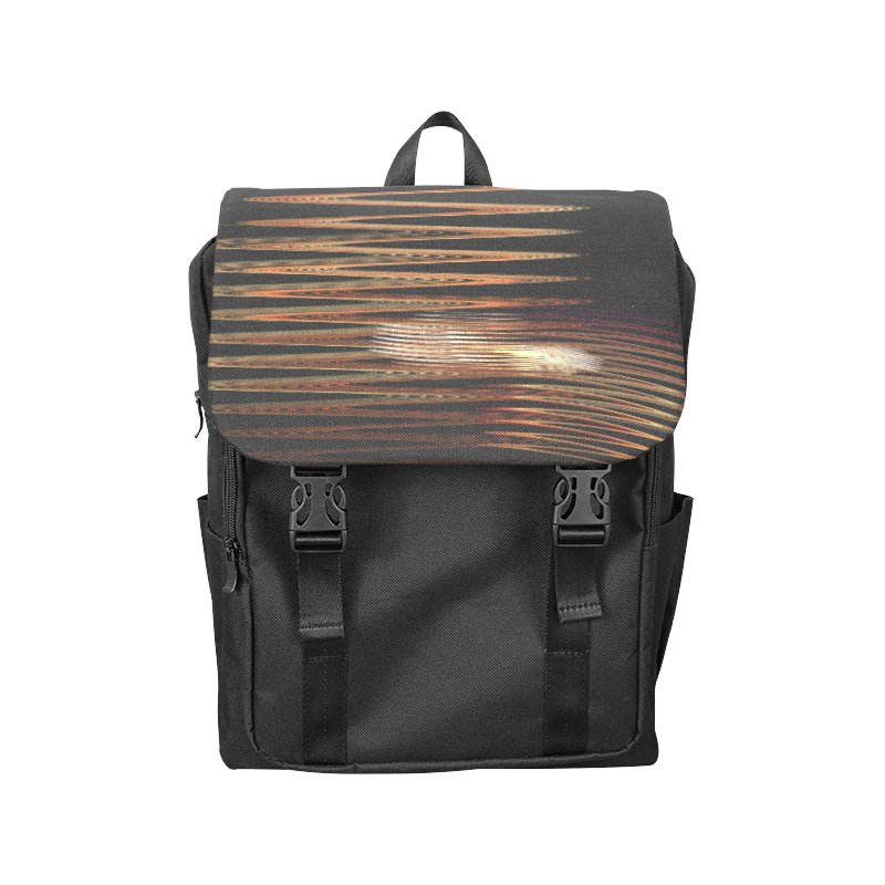 Swirly Stripes Casual Shoulders Backpack (Model 1623)