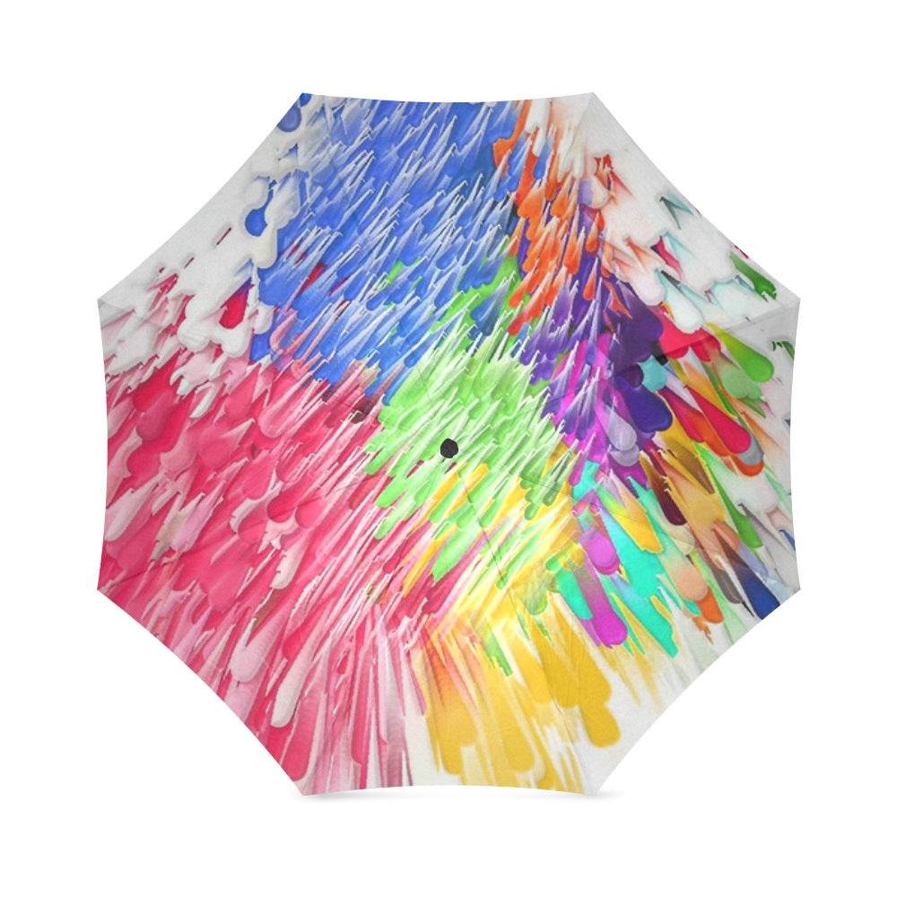 Paint splashes by Artdream Foldable Umbrella (Model U01)