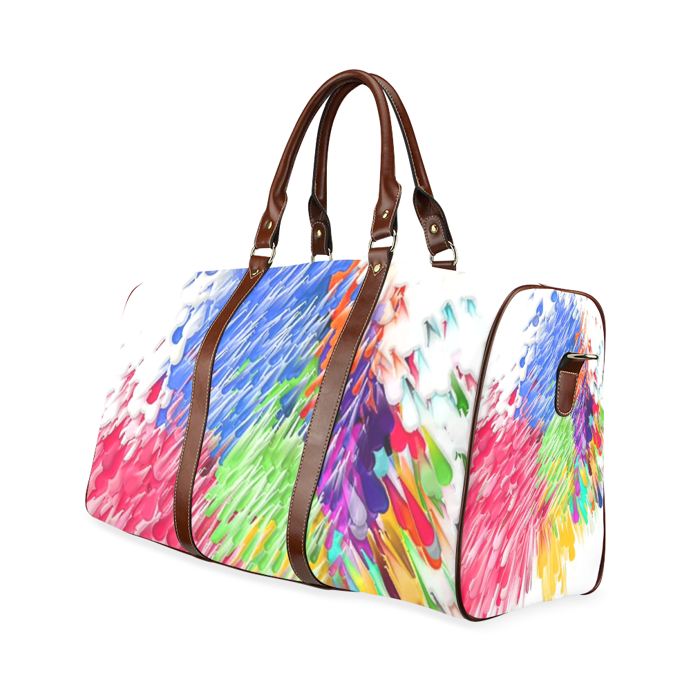 Paint splashes by Artdream Waterproof Travel Bag/Large (Model 1639)