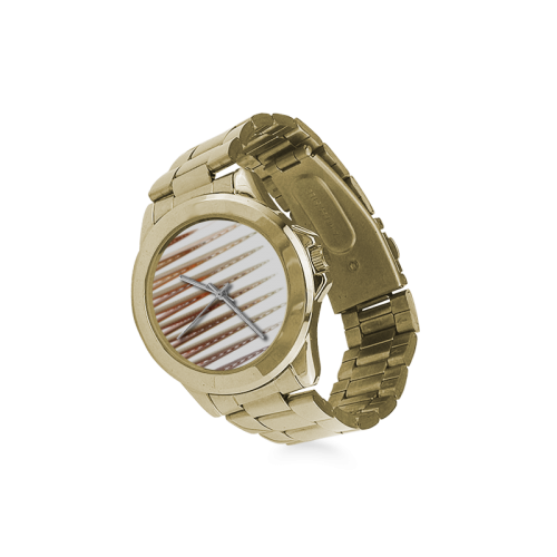 Swirly Stripes Custom Gilt Watch(Model 101)