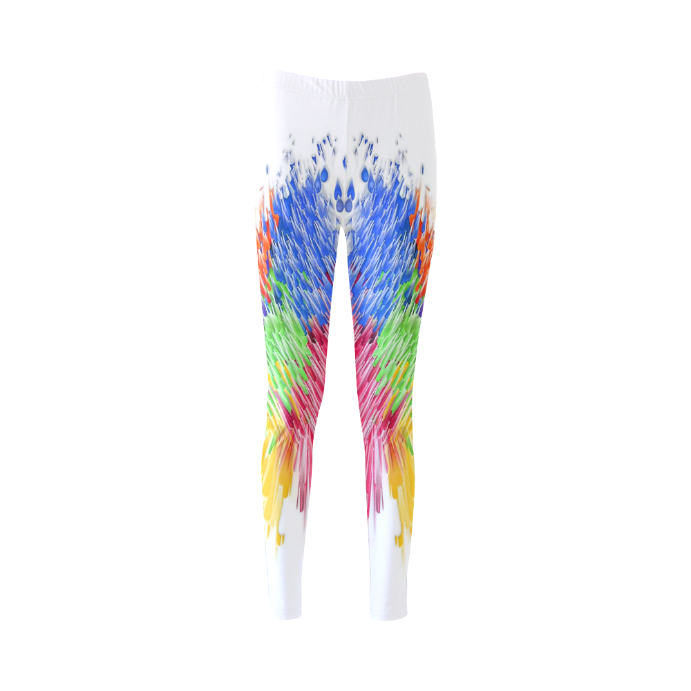 Paint splashes by Artdream Cassandra Women's Leggings (Model L01)