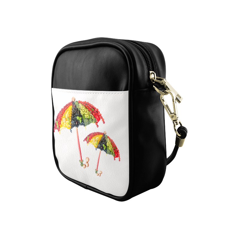 Under my Umbrella VeggieArt Vegan Sling Bag (Model 1627)