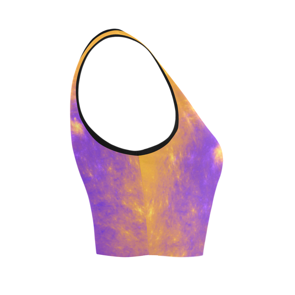 Colorful Universe Women's Crop Top (Model T42)