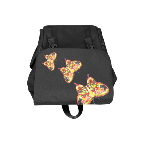 Dancing Butterflies Veggieart Vegan Casual Shoulders Backpack (Model 1623)