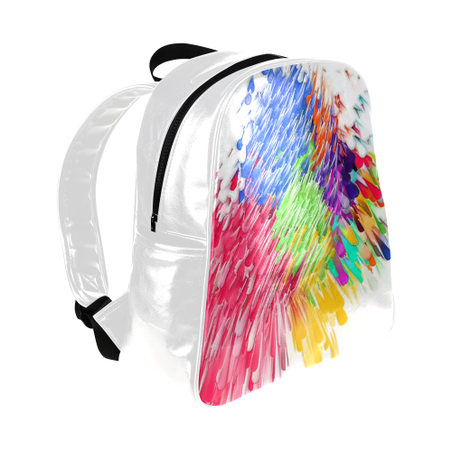 Paint splashes by Artdream Multi-Pockets Backpack (Model 1636)