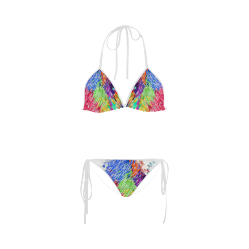 Paint splashes by Artdream Custom Bikini Swimsuit