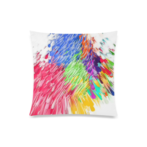 Paint splashes by Artdream Custom Zippered Pillow Case 20"x20"(Twin Sides)